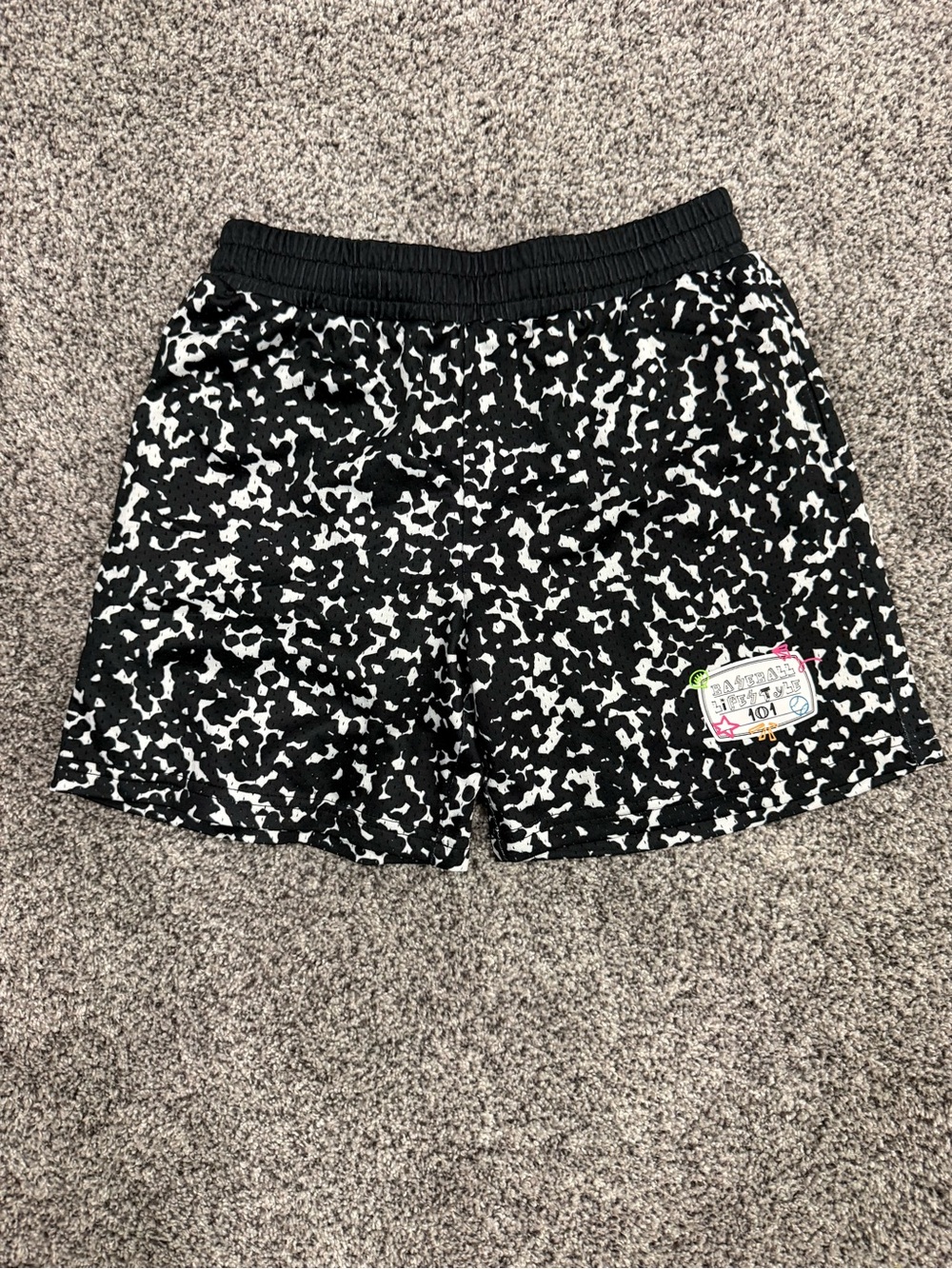 Baseball Lifestyle 101 Composition Shorts, Size Youth Medium